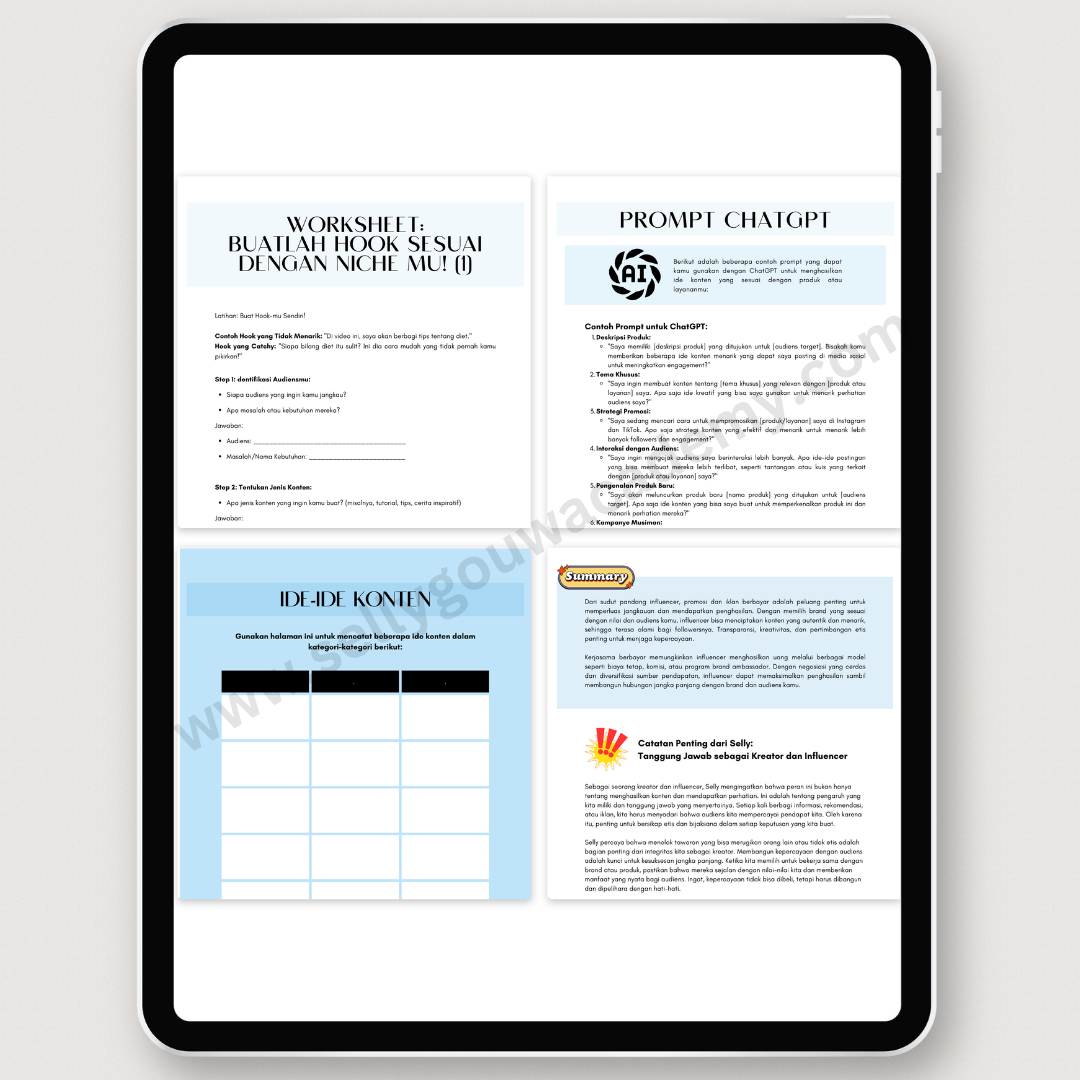 Personal Branding The Right Way by Selly Gouw + Template [Bahasa Indonesia]